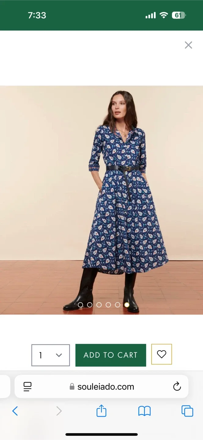 Souleiado Kate Kelly "Tramontane" Dress image indicator(5)