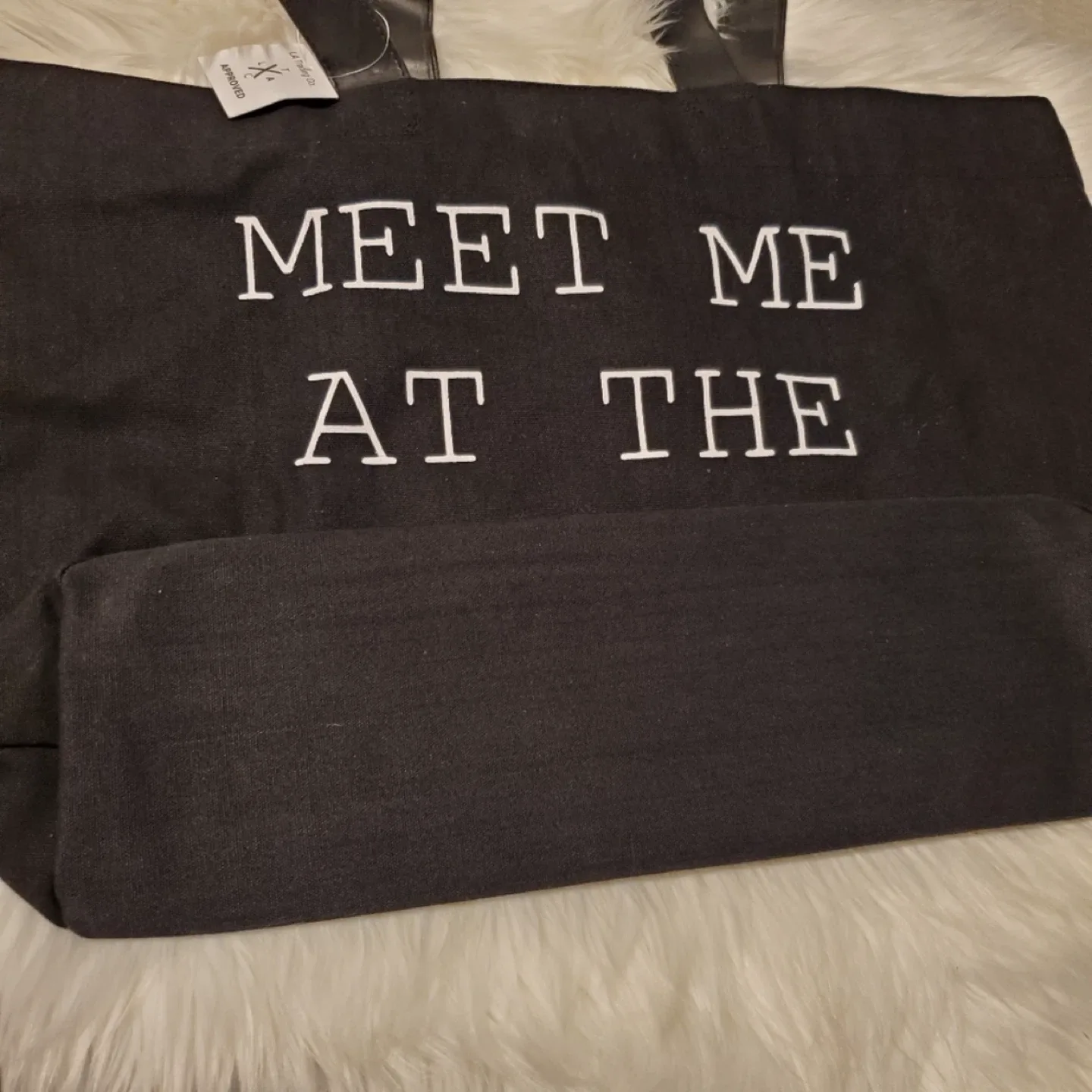 LA Trading Co. 'Meet Me at the Coffee Shop' Tote Bag image indicator(3)