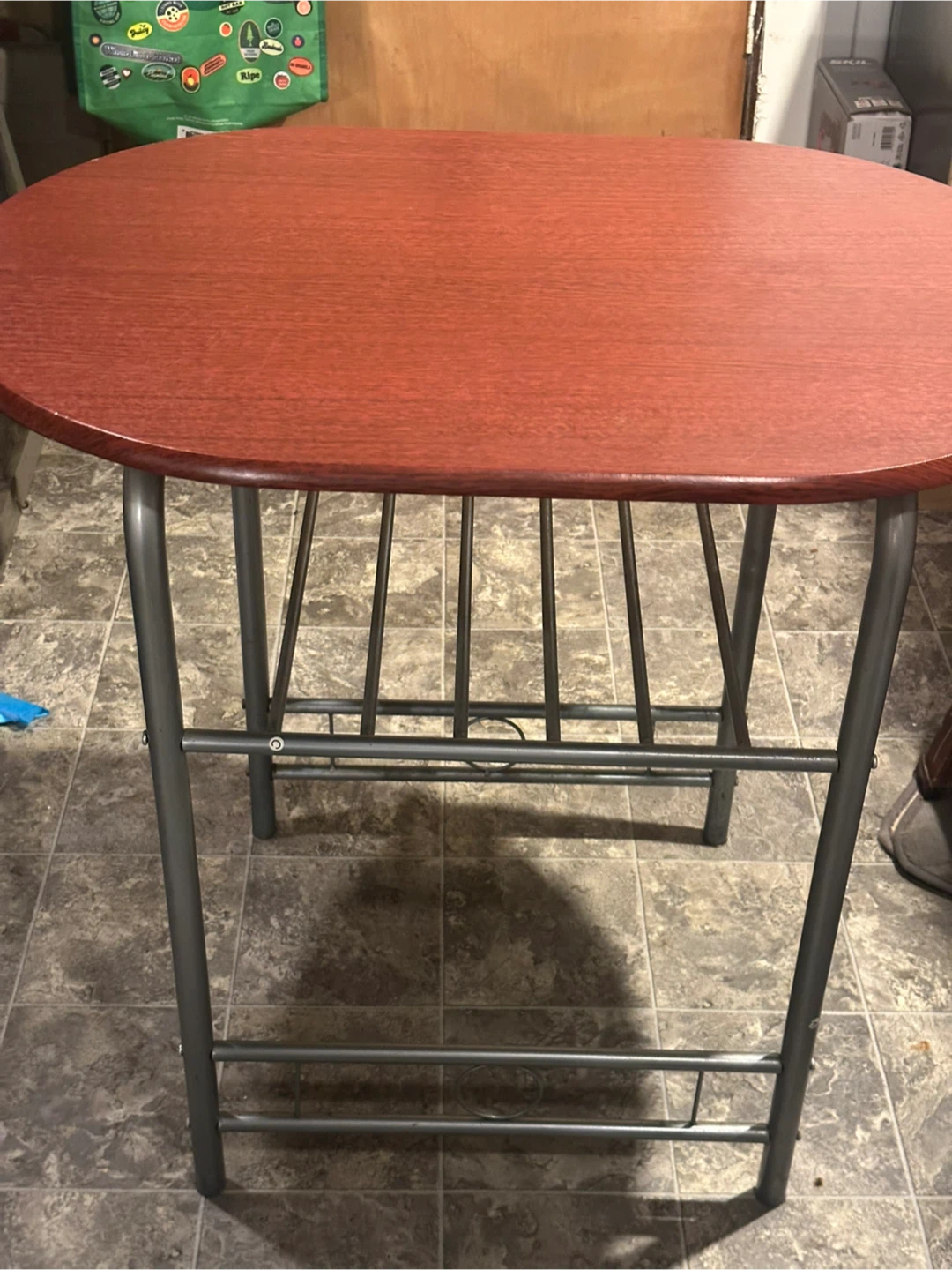 Red Oval Pub Table - photo 2