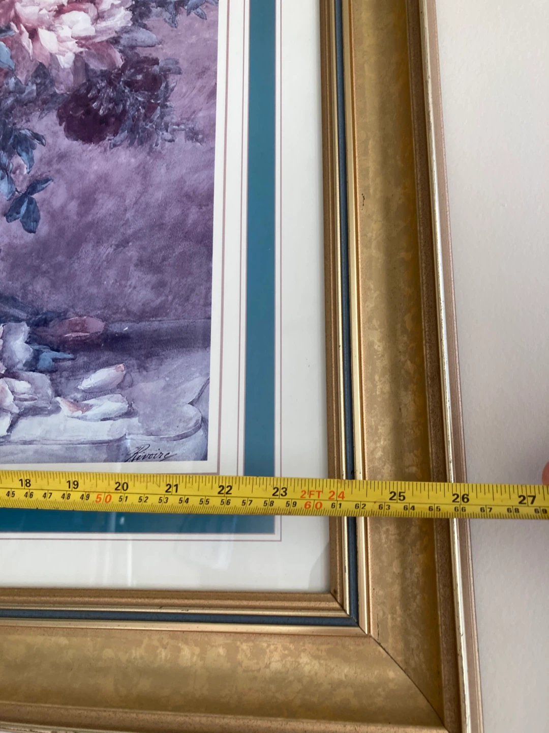 Framed Floral Print Wall Art - photo 2