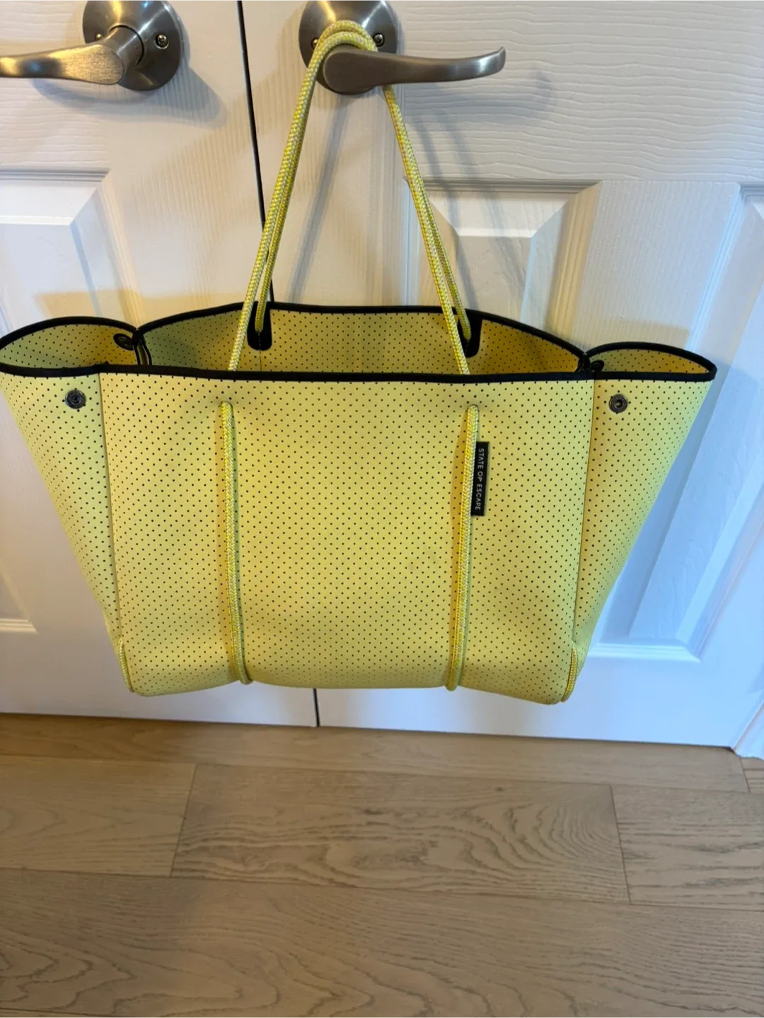 State of Escape Yellow Neoprene Tote Bag image indicator(2)