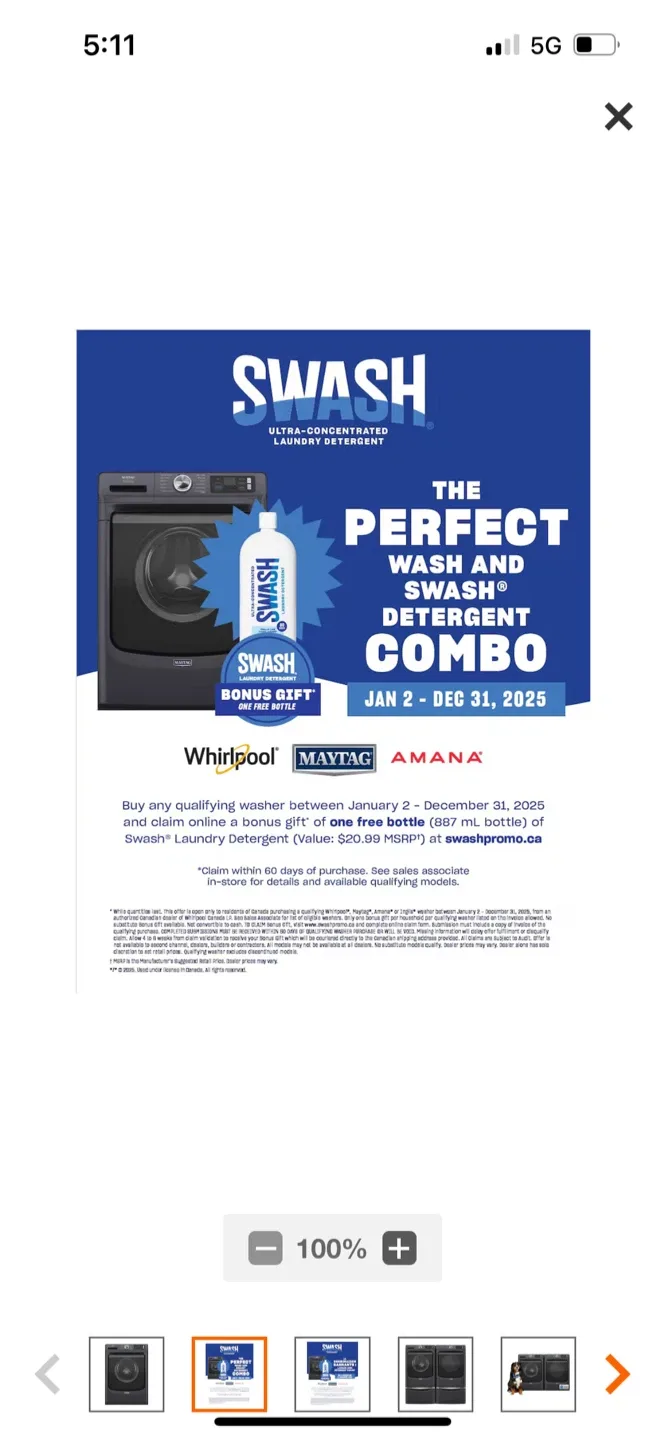 New Maytag MFW7020RFO Washing Machine image indicator(3)