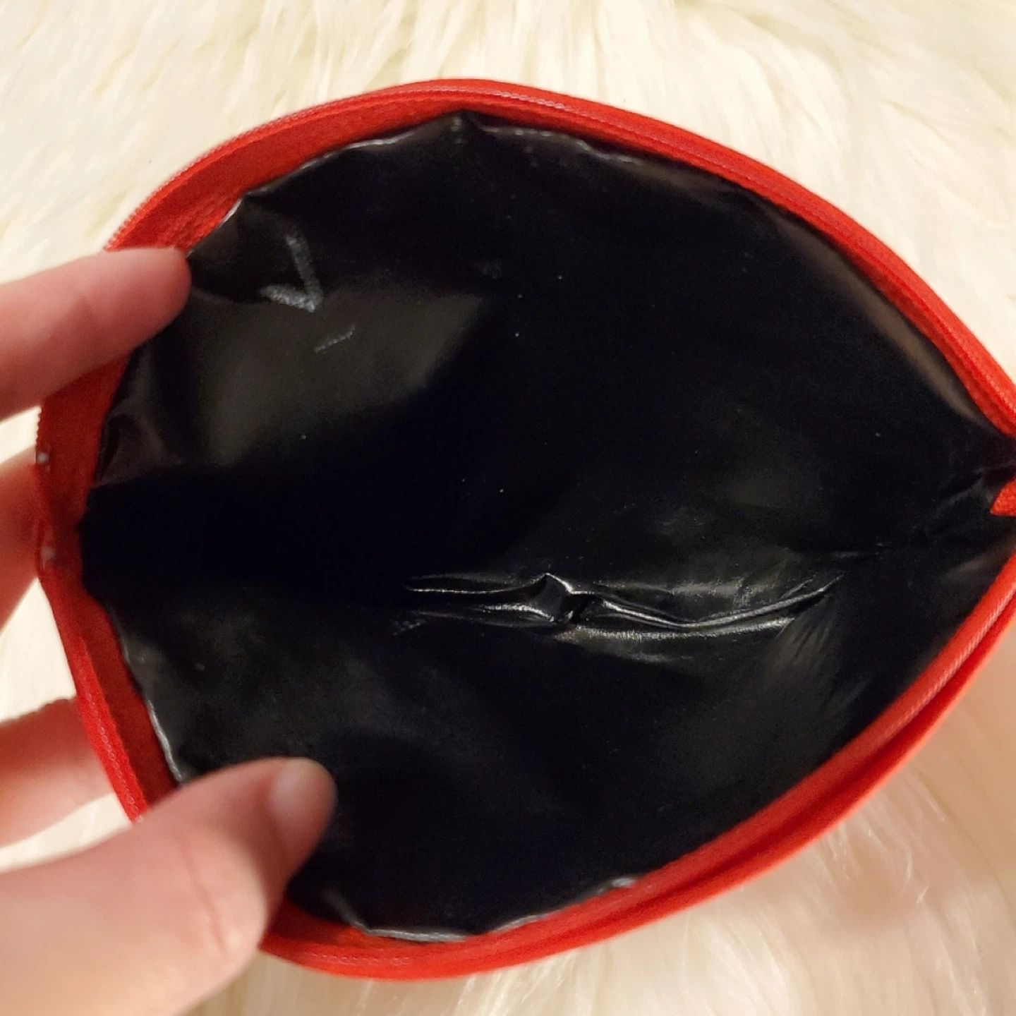 Red Rabbit Print Cosmetic Pouch - photo 2