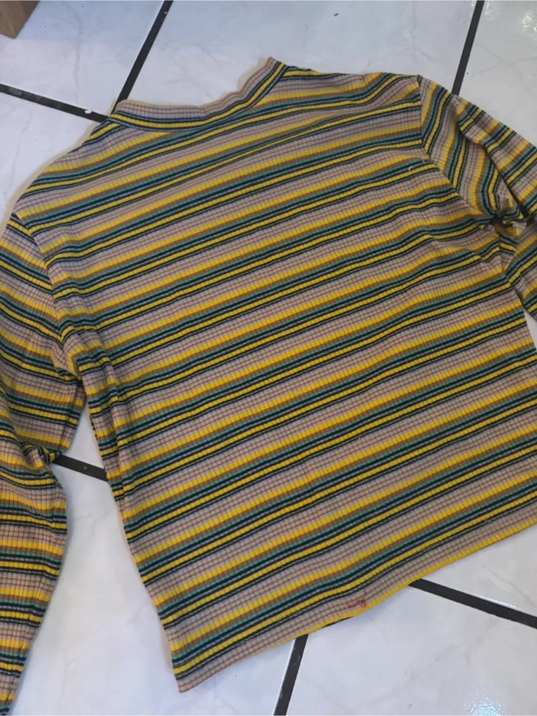 Striped Crop Long Sleeve image indicator(2)