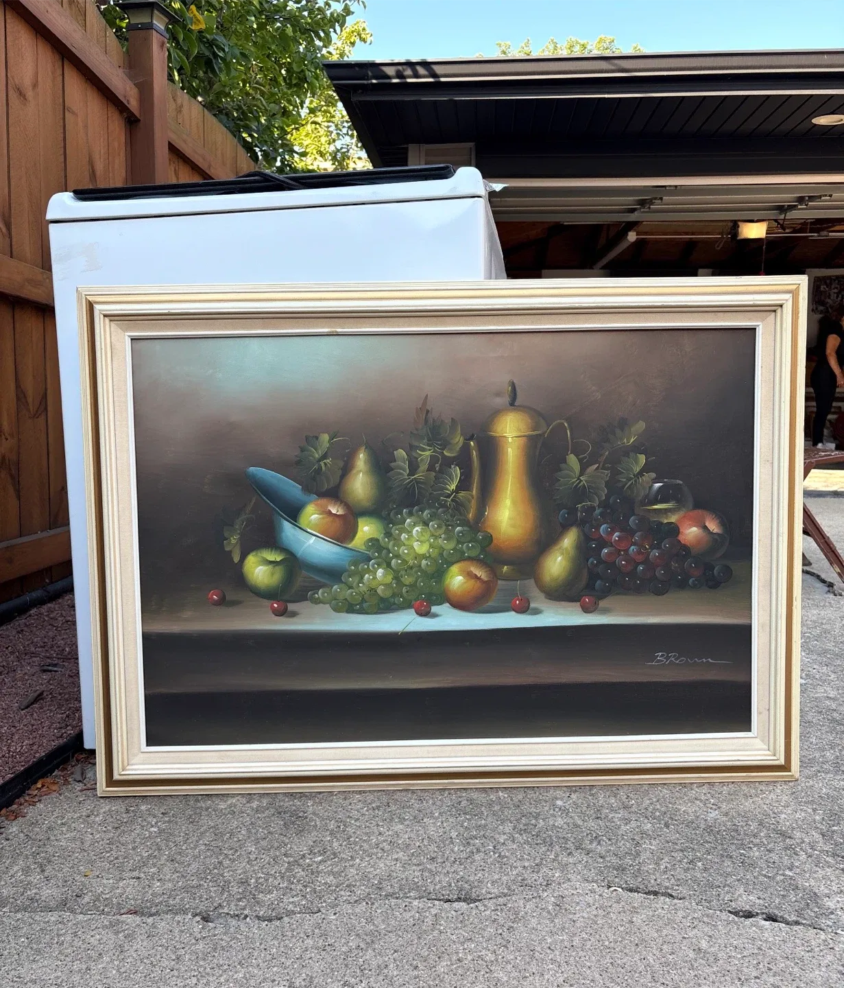 Framed Still Life Painting