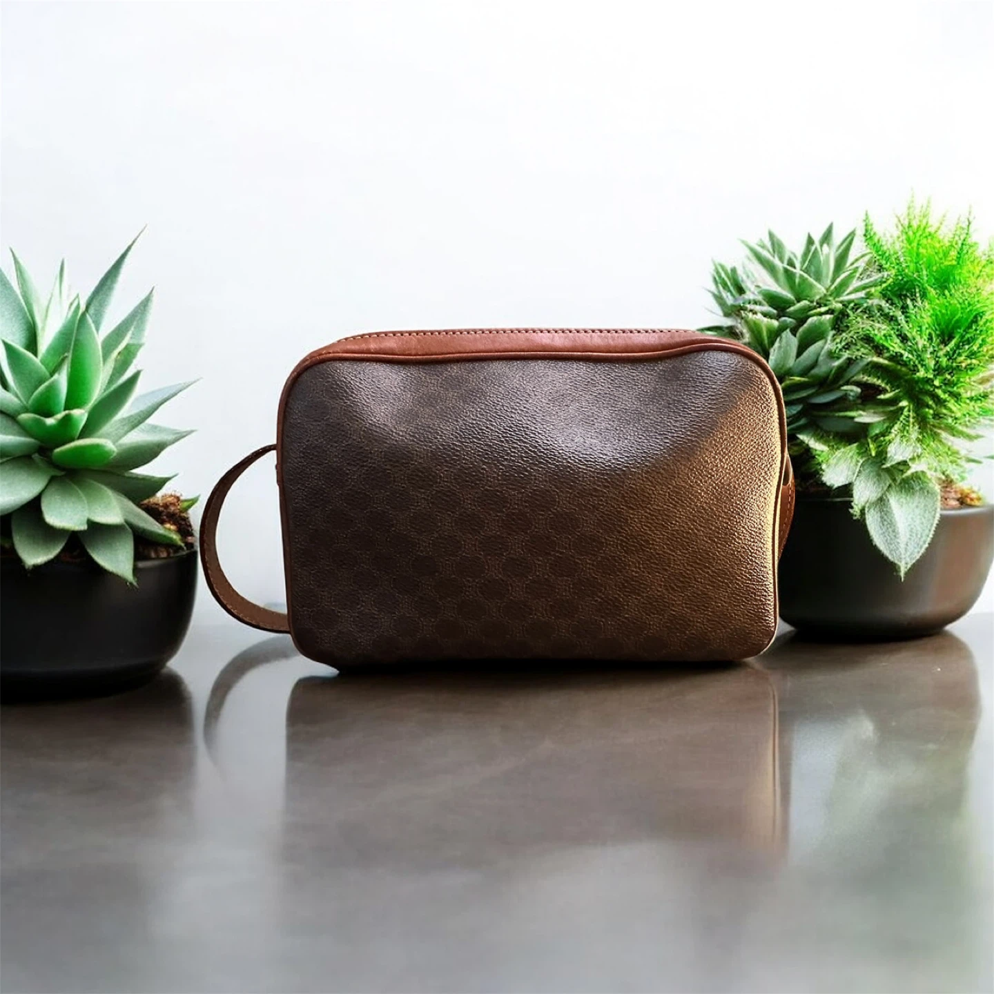 Vintage authentic Celine Macadam  crossbody bag. - photo 2