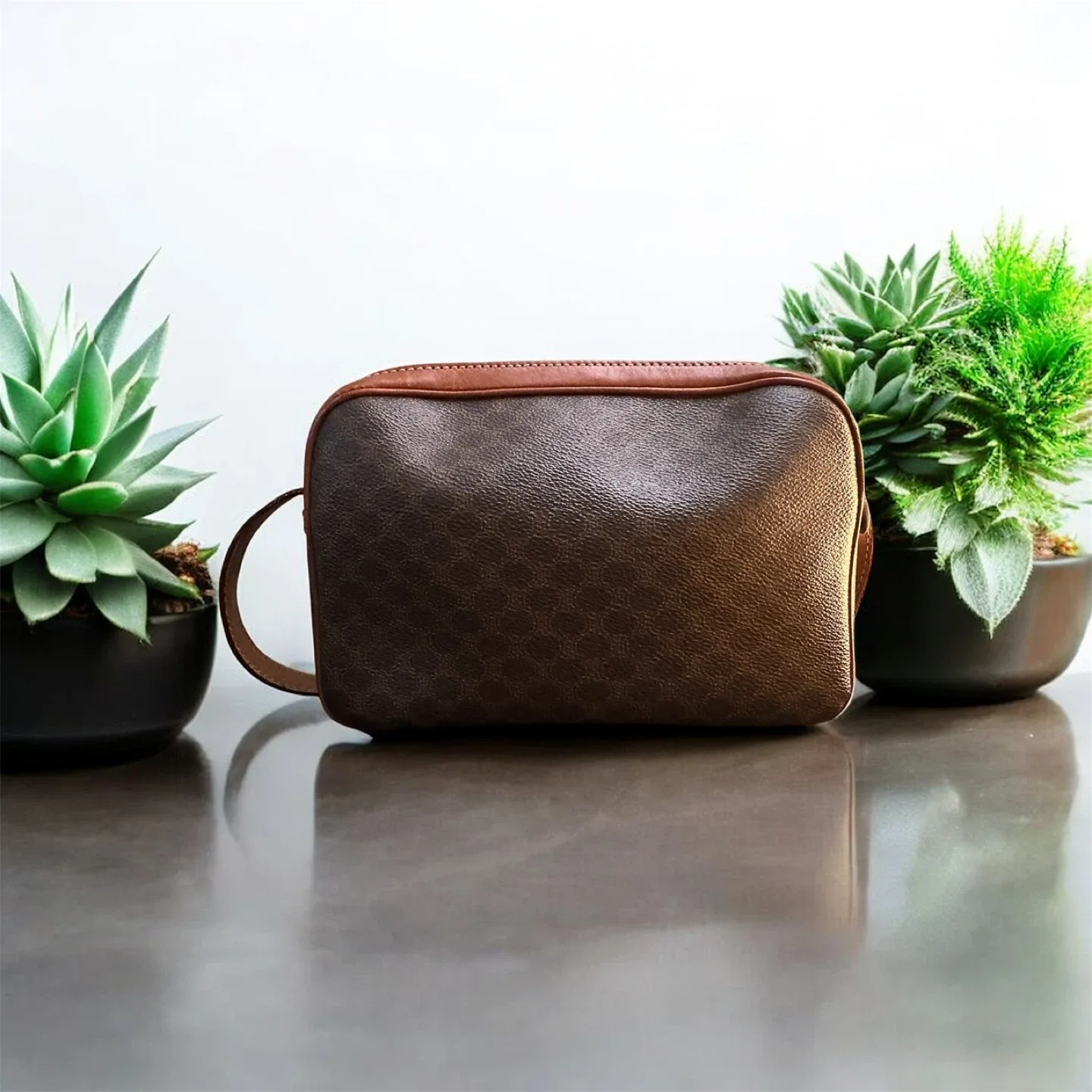 Vintage authentic Celine Macadam  crossbody bag. image indicator(2)