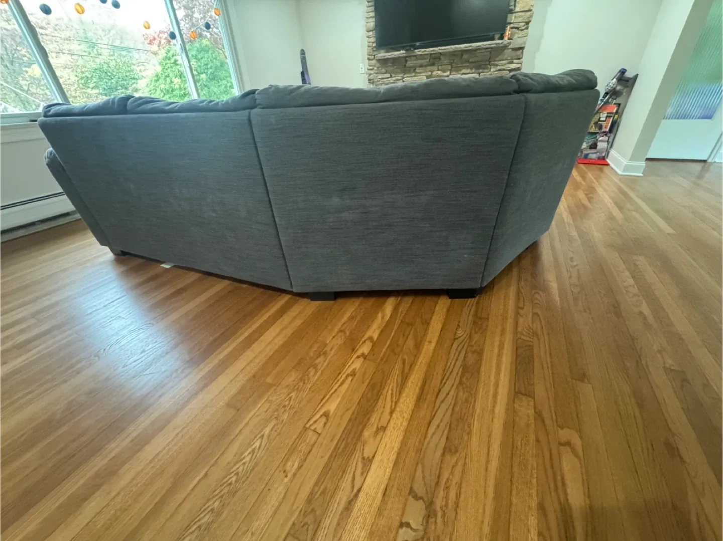 🥕Gray Sectional Sofa $300 image indicator(5)