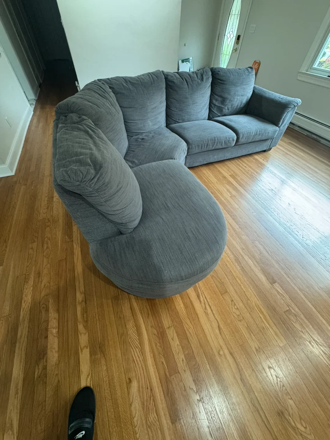 🥕Gray Sectional Sofa $300 image indicator(3)