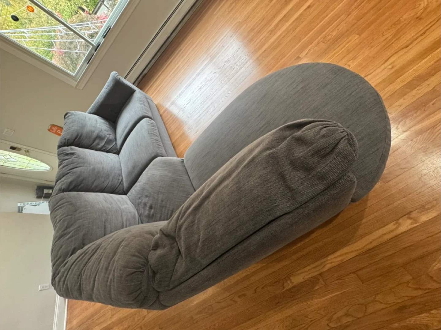 🥕Gray Sectional Sofa $300 image indicator(8)