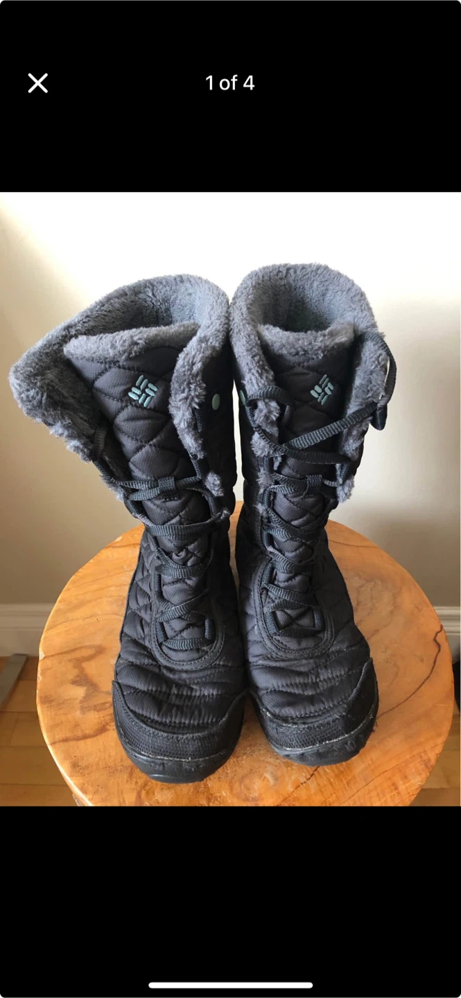 Columbia Youth Minx Mid III Waterproof Boots - Size 6
