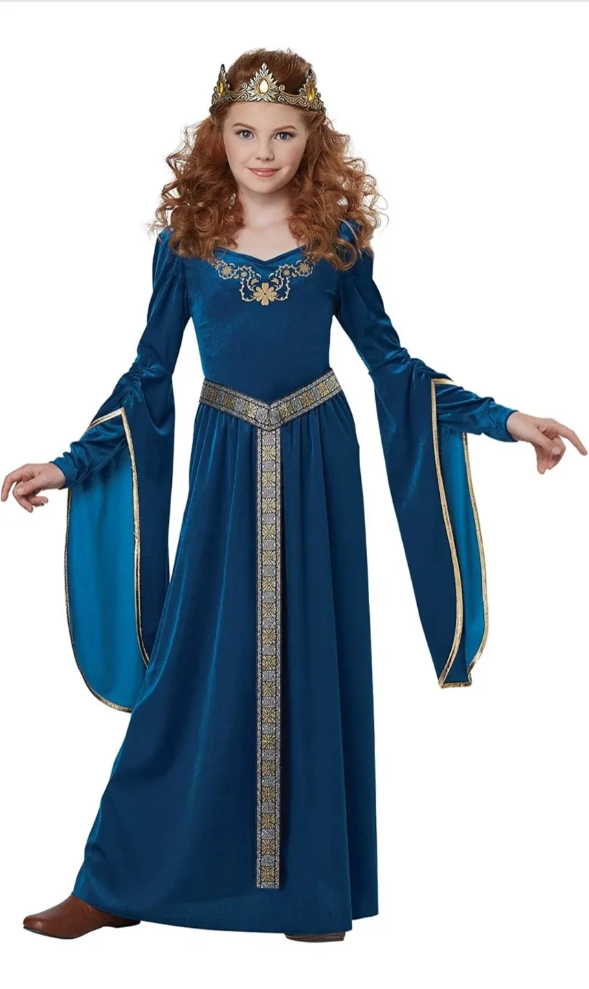 Medieval Princess Girl Costume