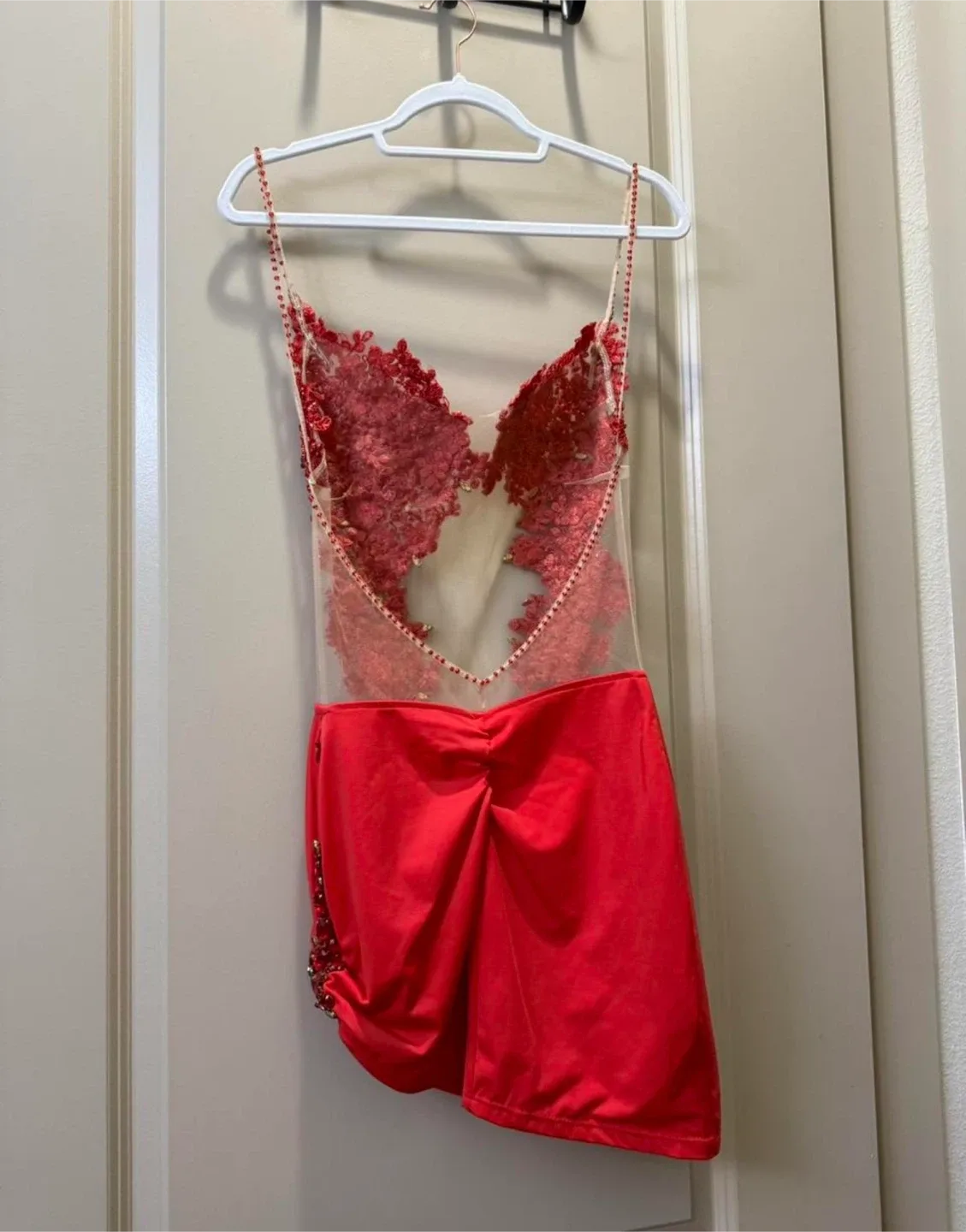 Red Mini Dress image indicator(3)