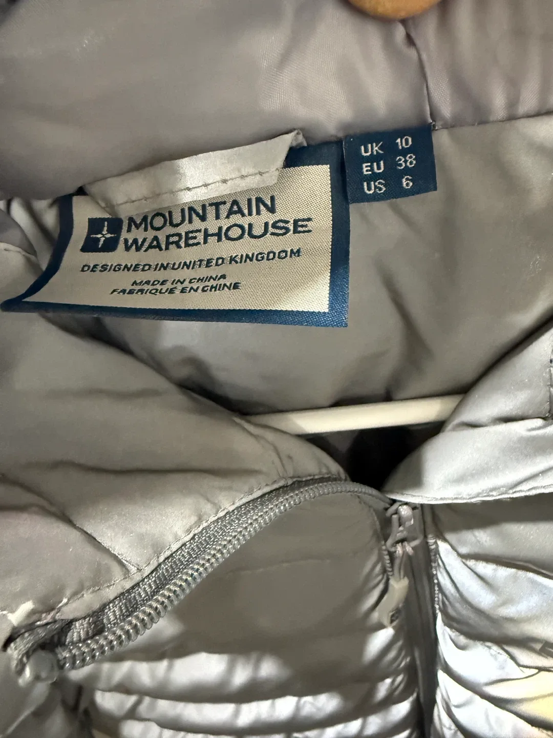 Mountain Warehouse Padded Grey Jacket - US 6 image indicator(3)