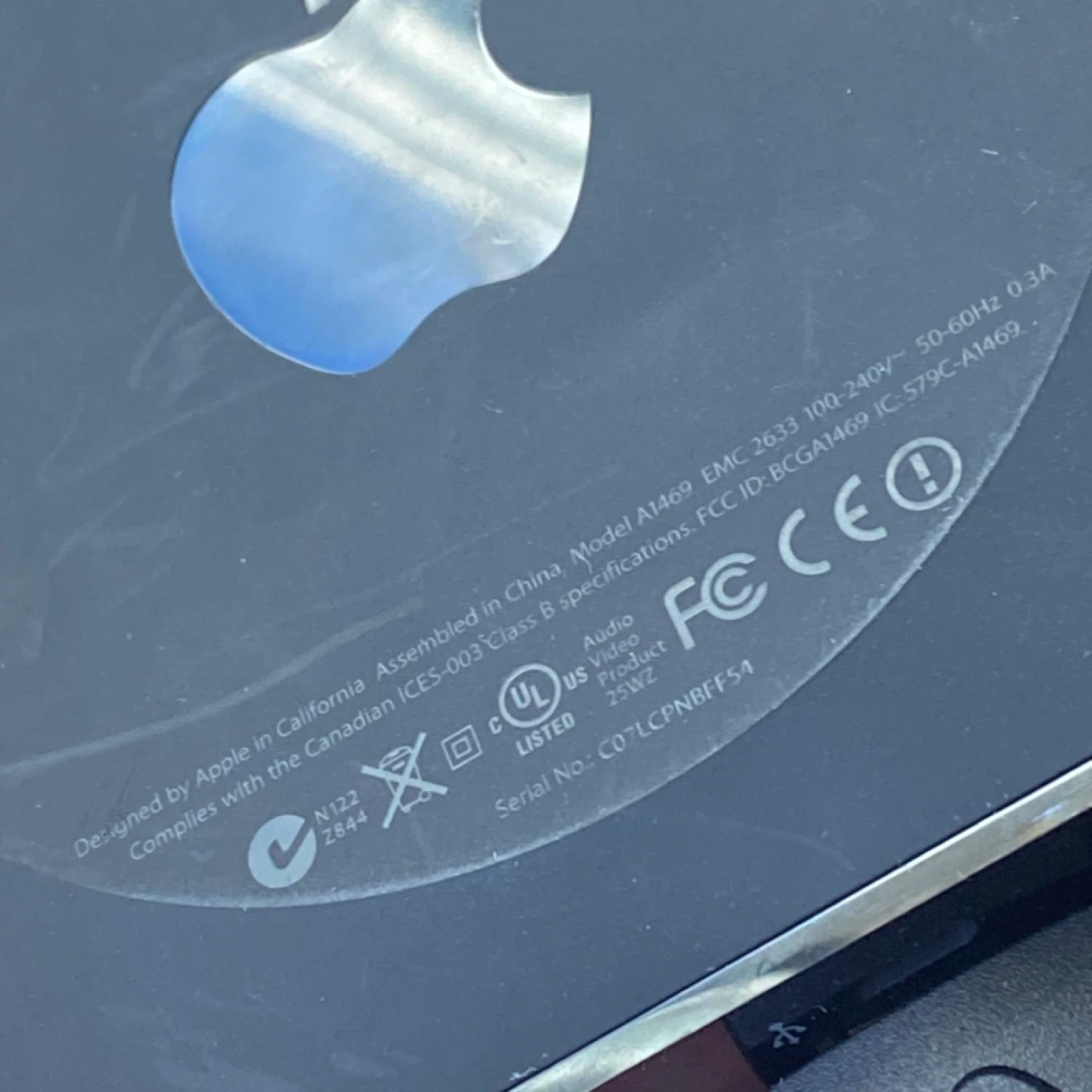 Apple 3rd gen TV Model A1469 - photo 3