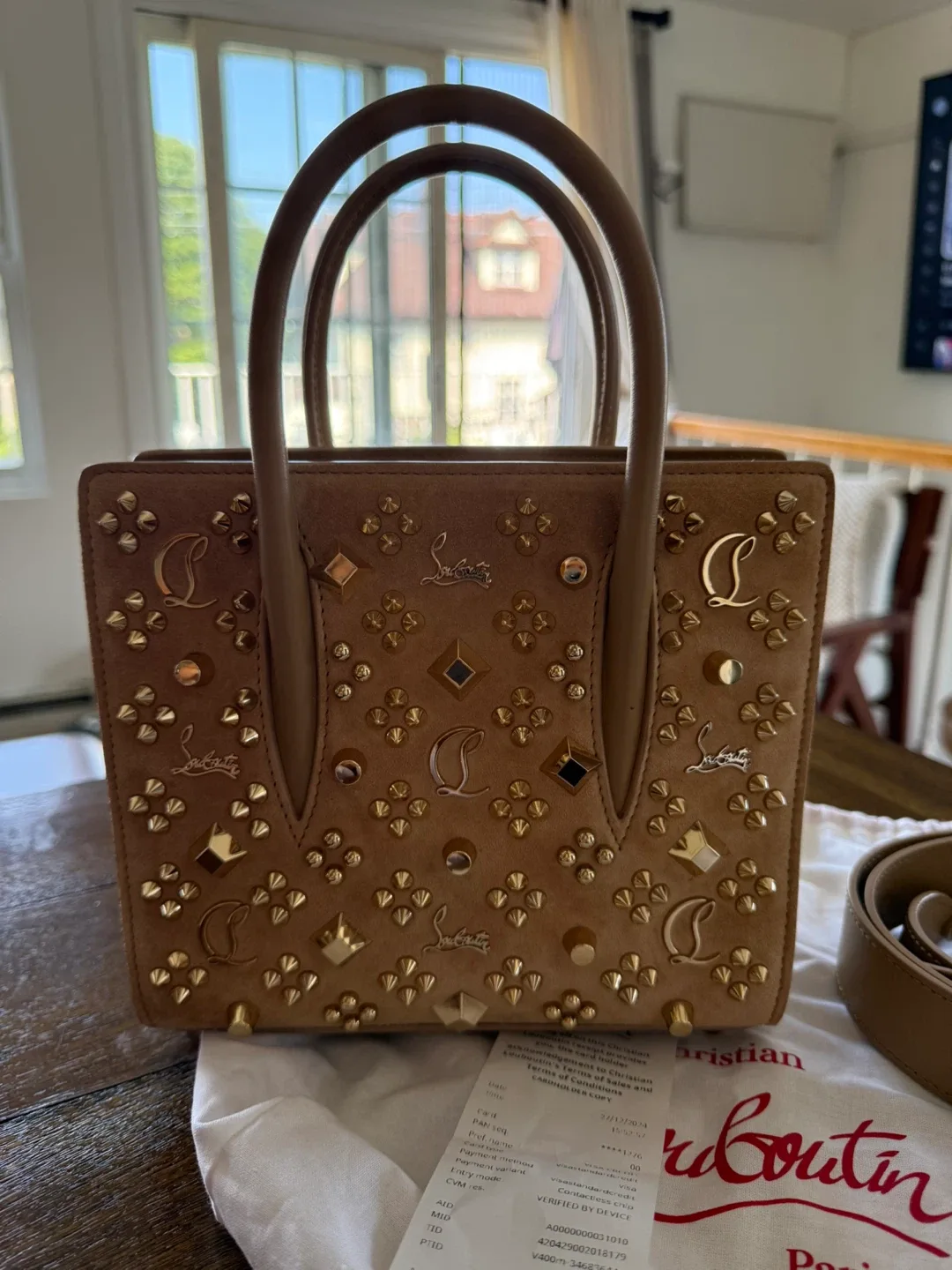 Christian Louboutin Paloma Mini Blush Leather Bag thumbnail