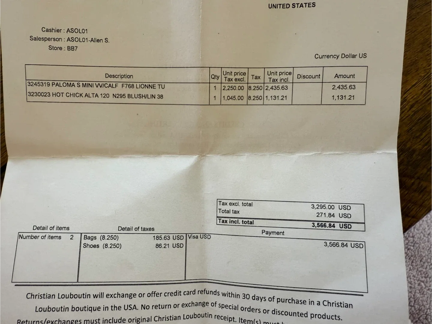 Christian Louboutin Paloma Mini Blush Leather Bag image indicator(3)