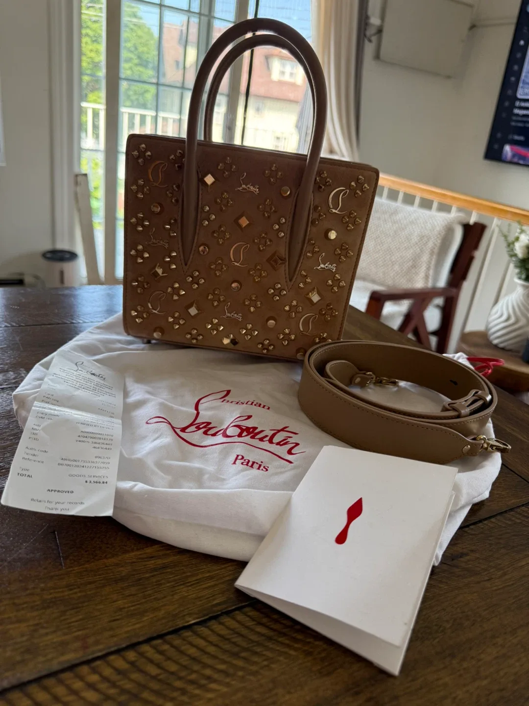 Christian Louboutin Paloma Mini Blush Leather Bag image indicator(2)