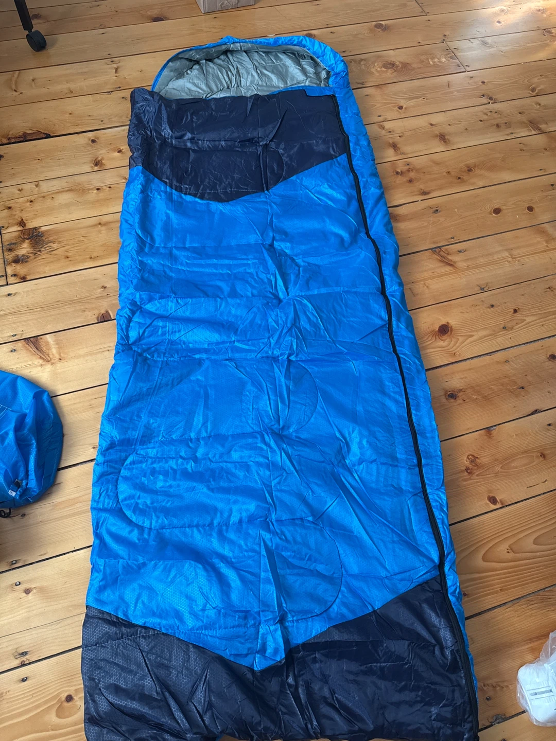 Blue Sleeping Bag (190+30)x80CM