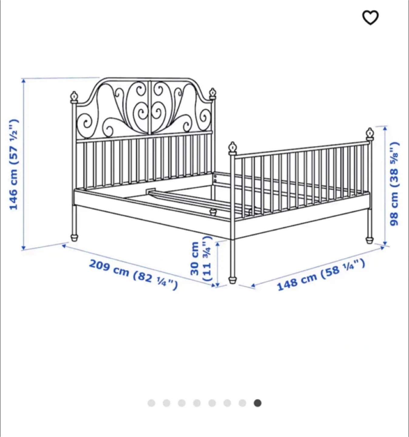Selling an IKEA LEIRVIK Queen bed frame! - photo 3