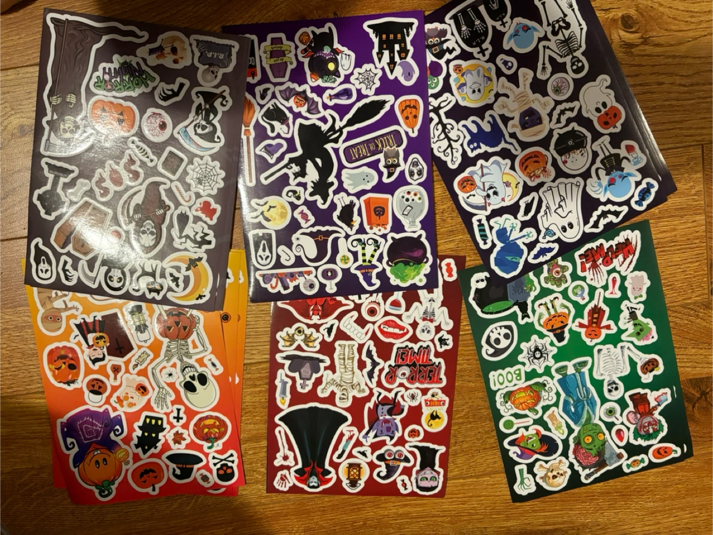 Halloween Sticker Sheets🥕