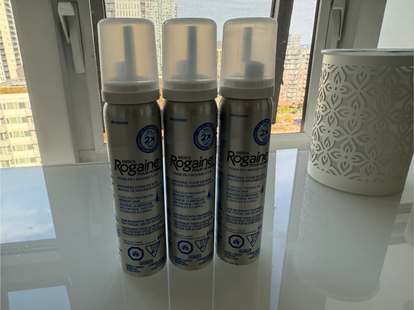 New Rogaine Men's Hair Regrowth Foam 5% Minoxidil