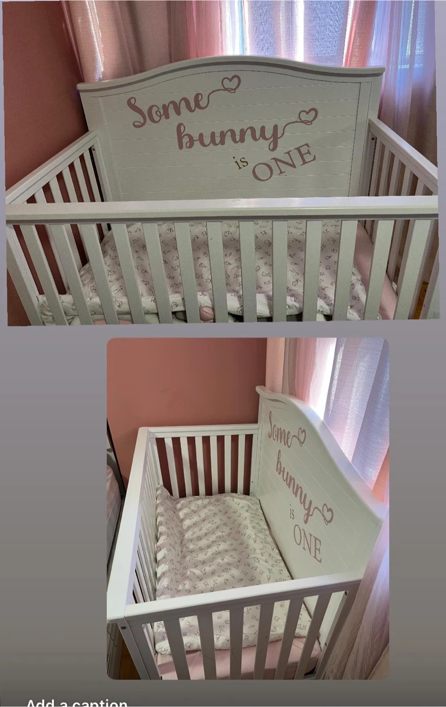 White Baby Crib -