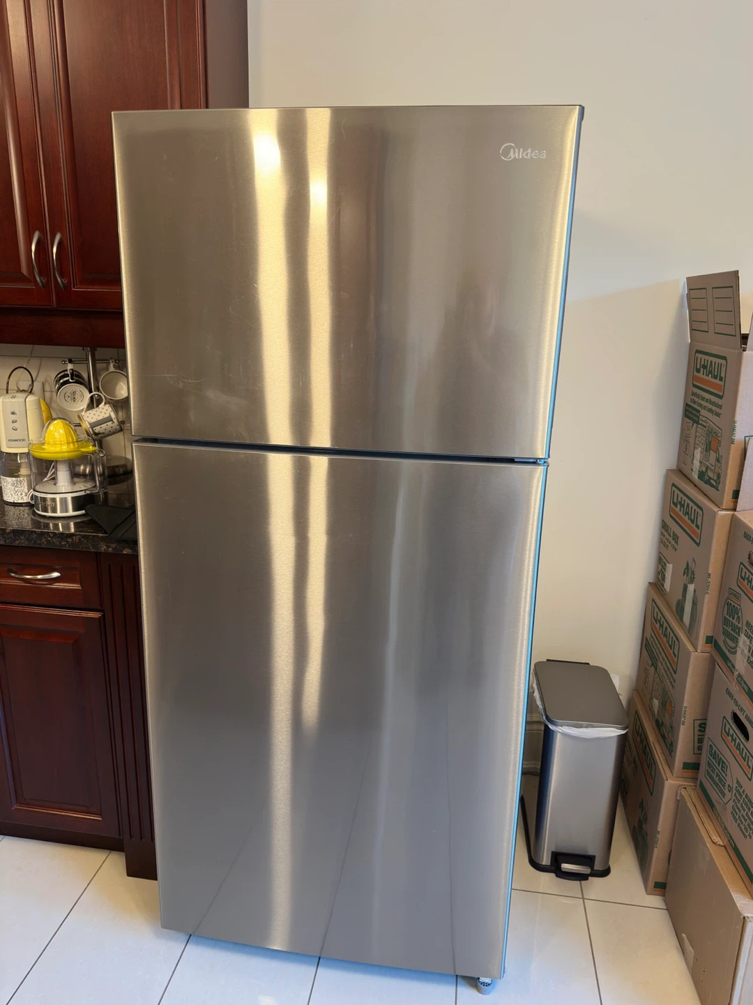 Midea Stainless Steel Top Freezer Refrigerator - photo 5