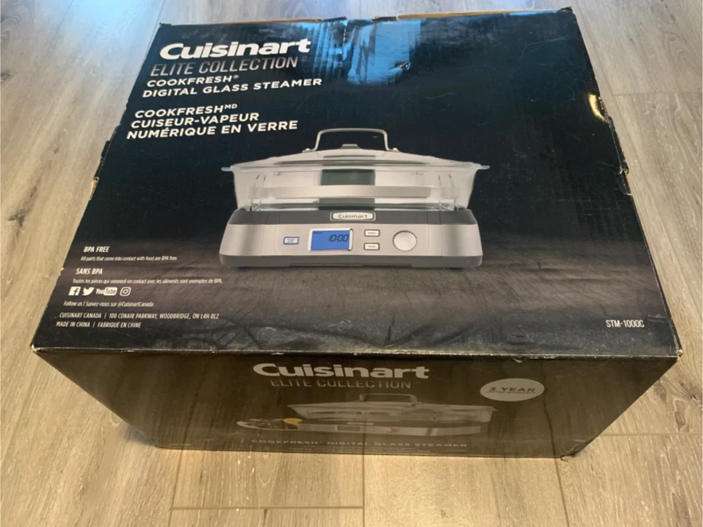 Cuisinart Elite Collection Cookfresh Glass Steamer - like NEW
