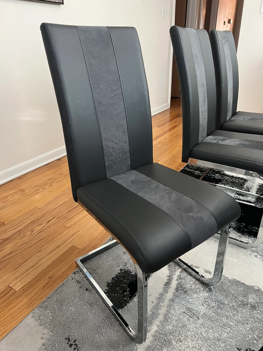 Dining Chairs - Set of 6 - Black - photo 2
