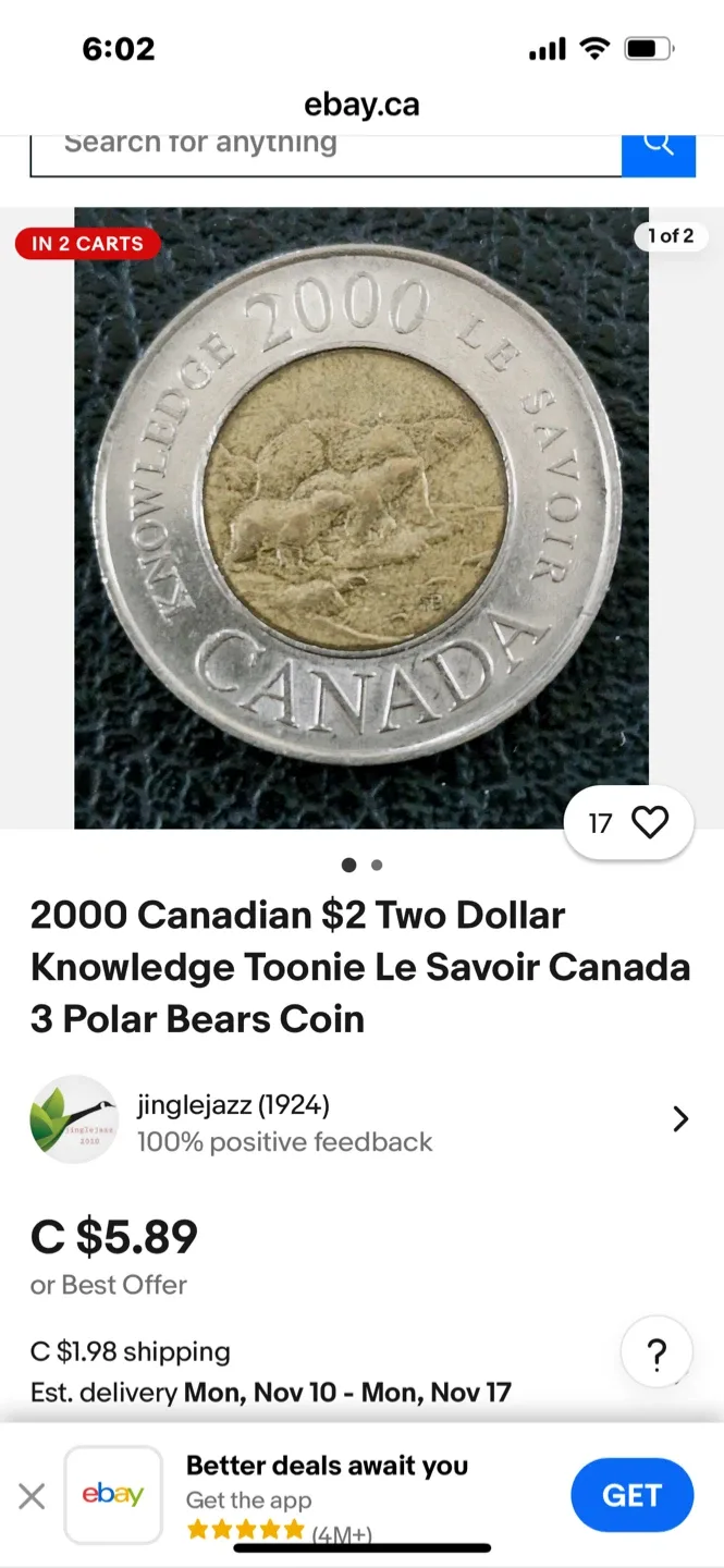 Canadian commemorative toonies and loonies details below image indicator(8)