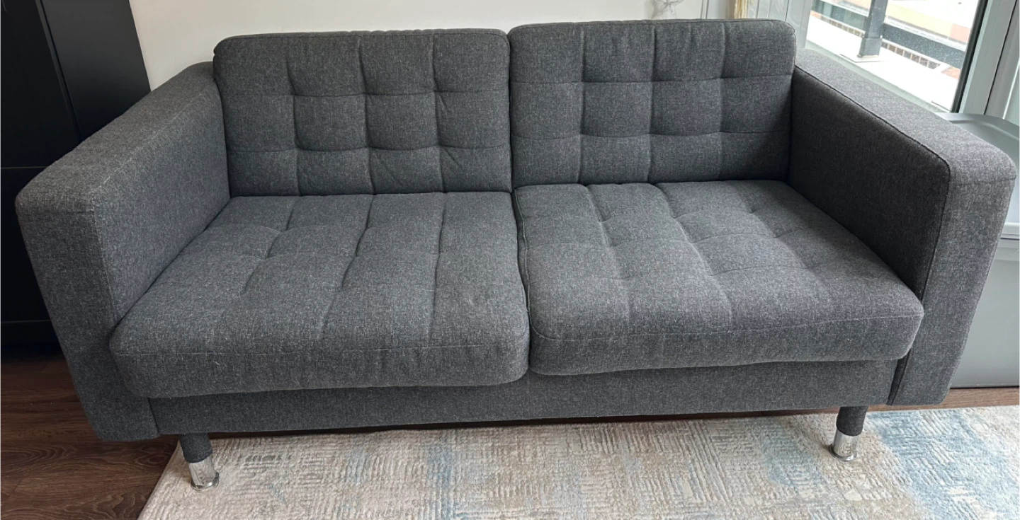 Dark Grey Loveseat - photo 4