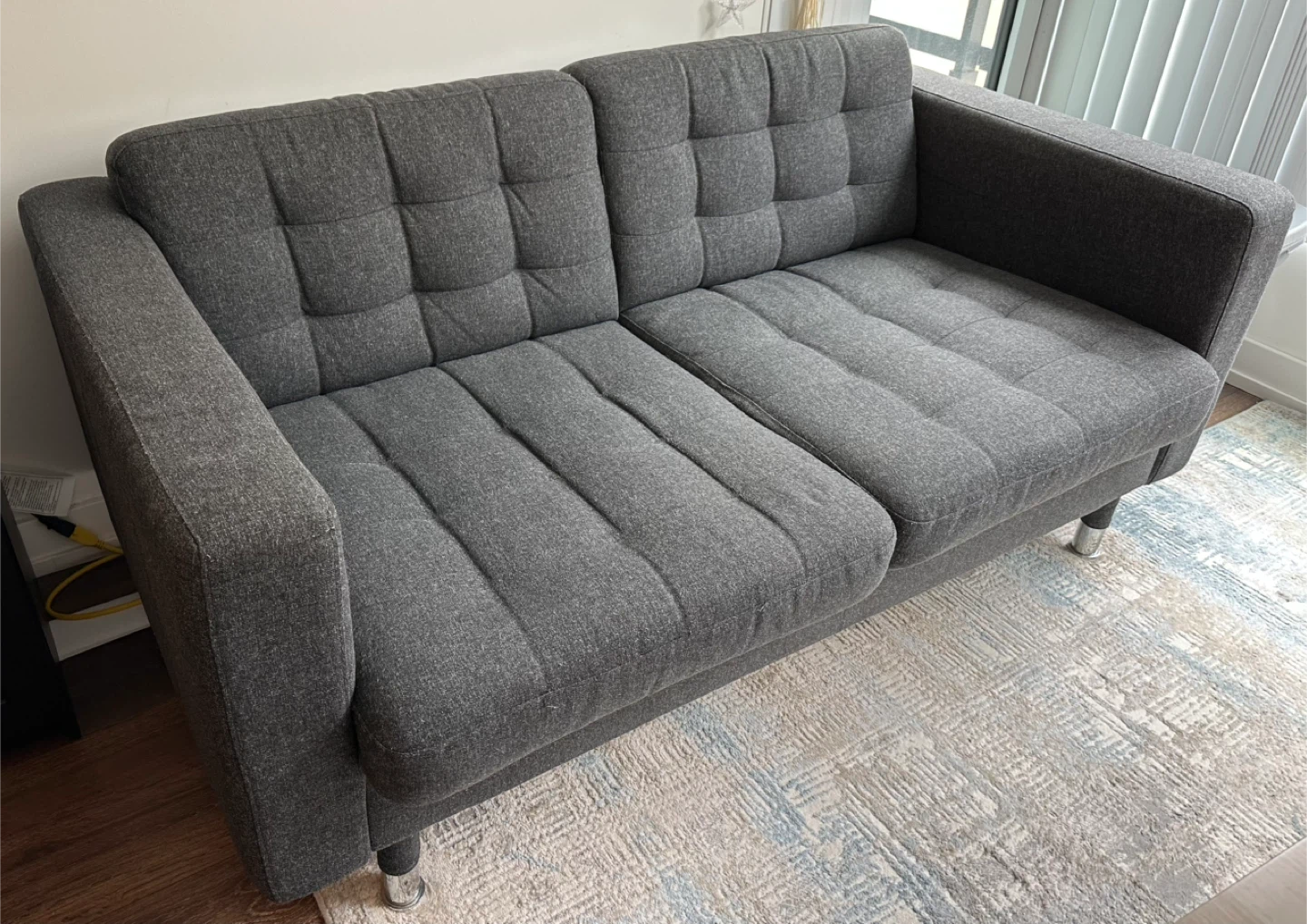 Dark Grey Loveseat - photo 5