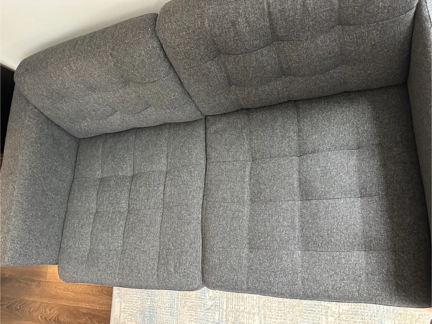 Dark Grey Loveseat