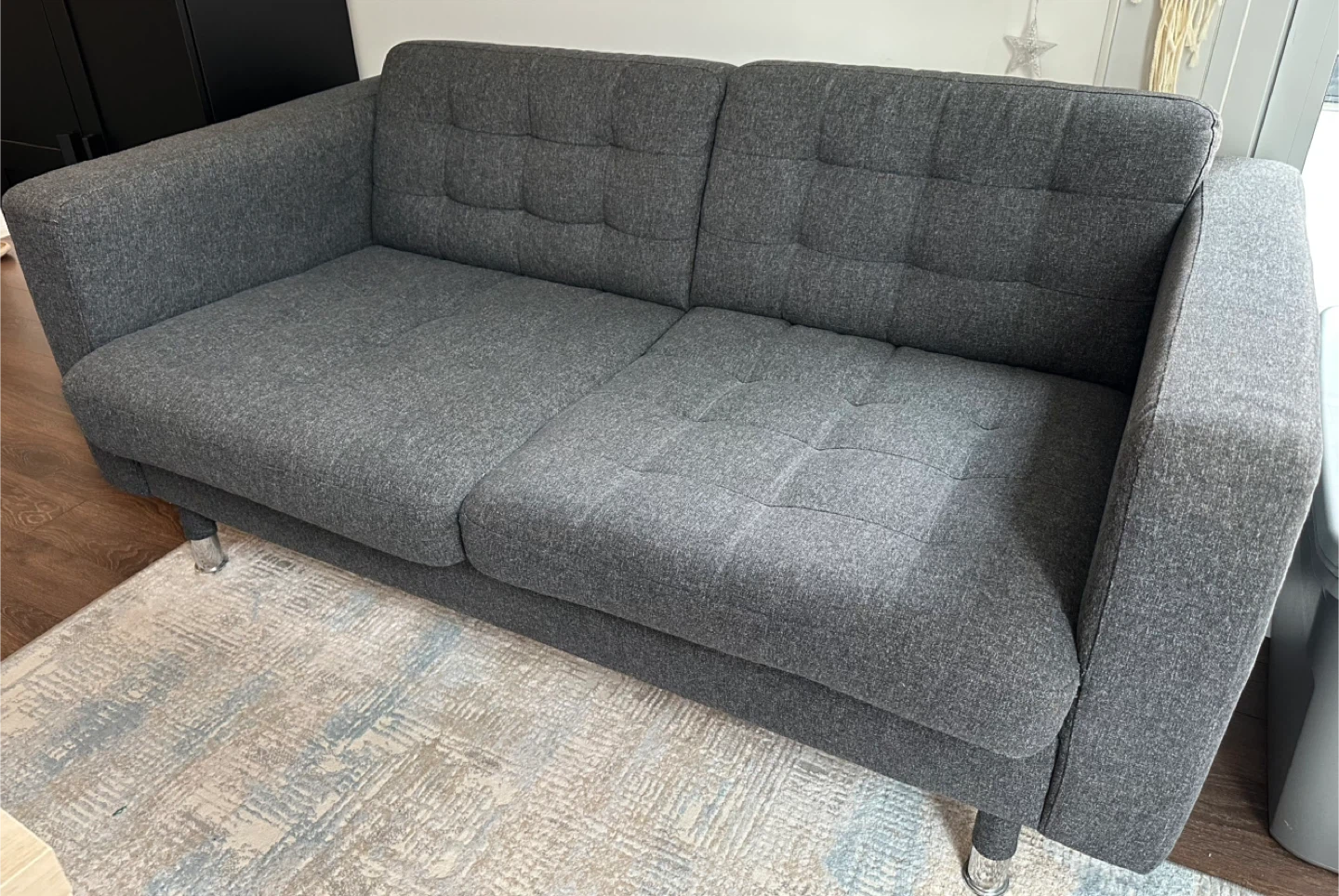 Dark Grey Loveseat - photo 2