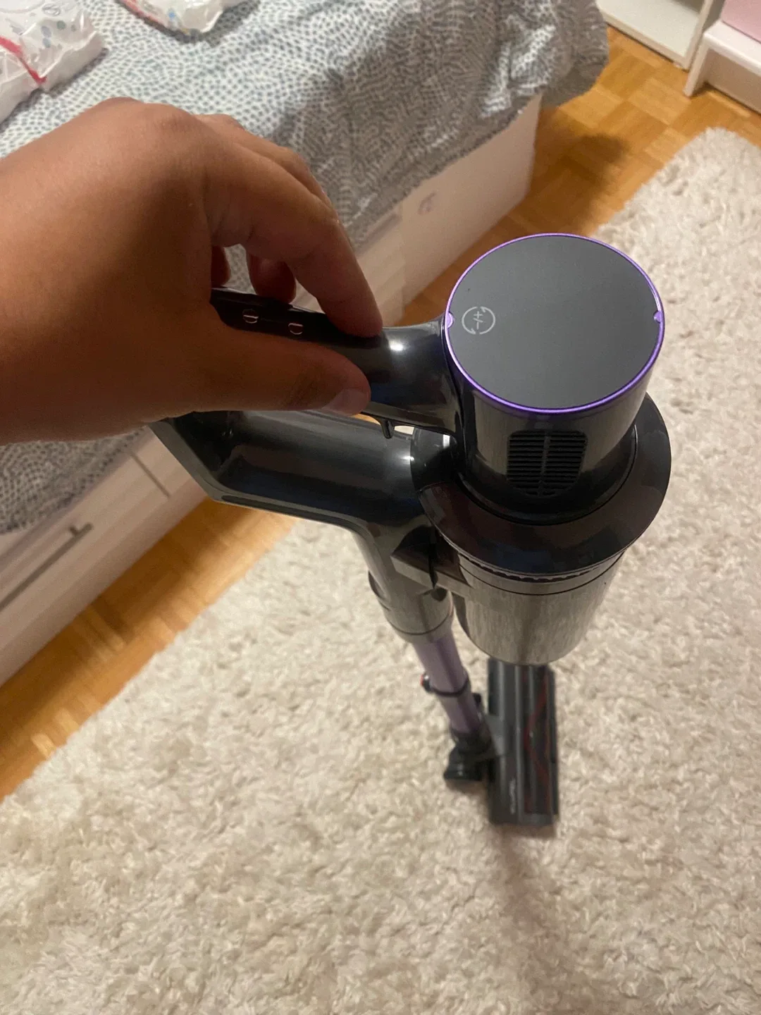 Wlupel Cordless Stick Vacuum - Purple image indicator(2)