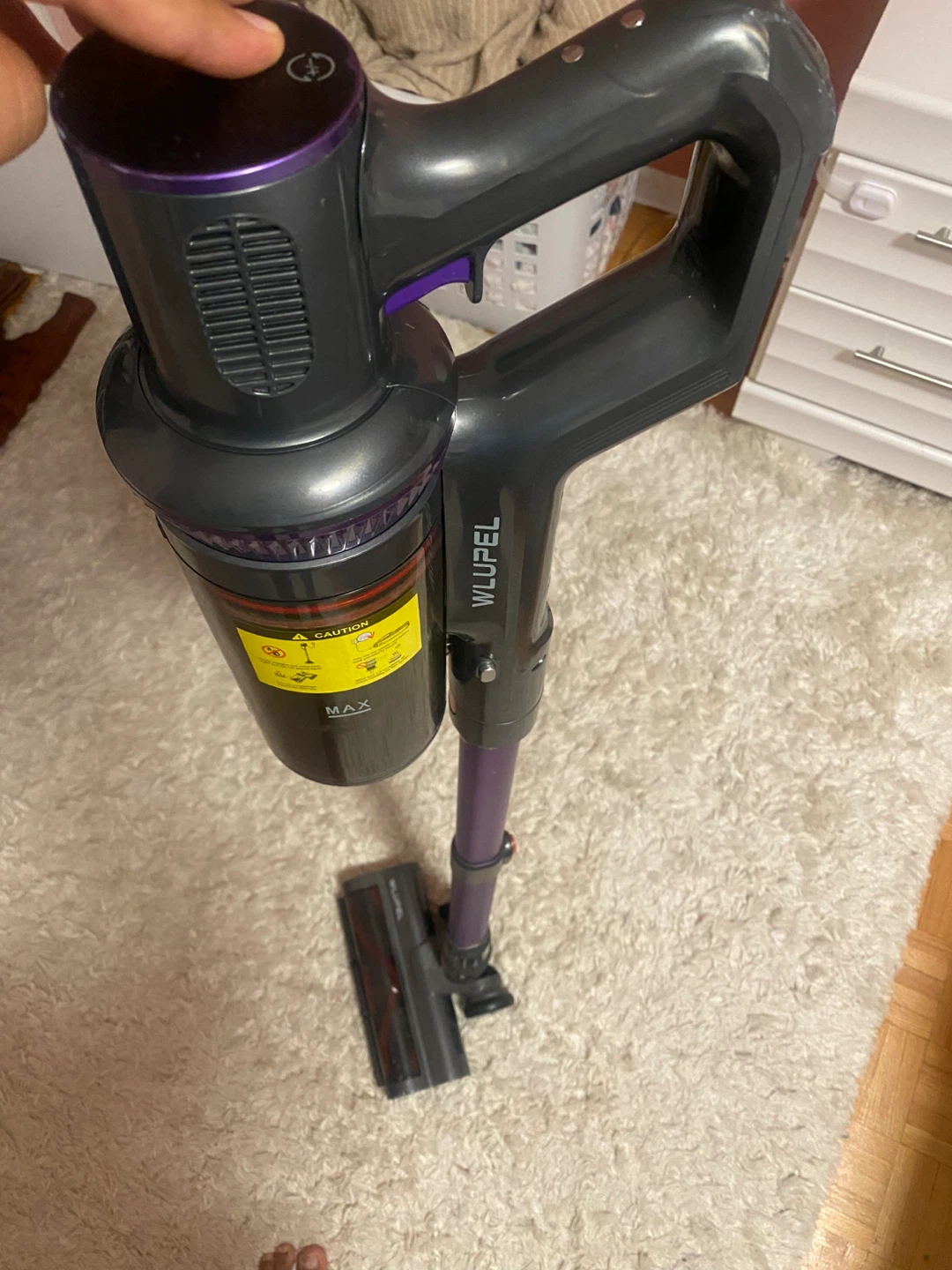 Wlupel Cordless Stick Vacuum - Purple - photo 4