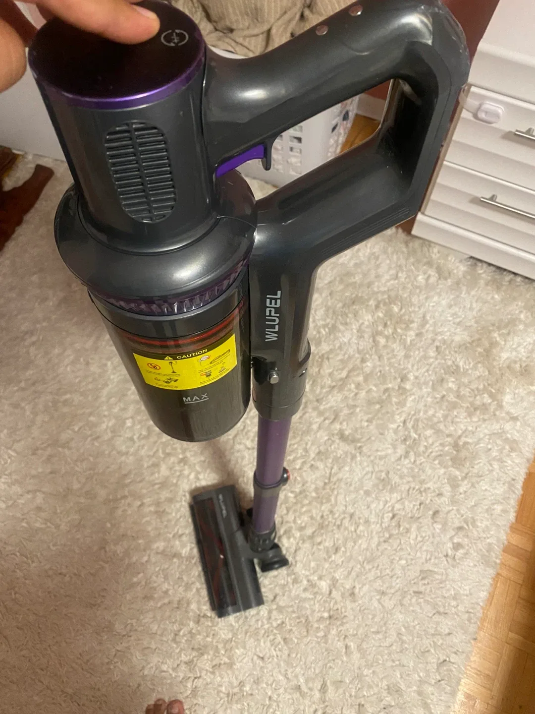 Wlupel Cordless Stick Vacuum - Purple image indicator(4)