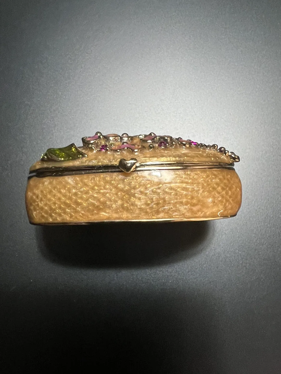 Vintage Floral Trinket Box by Monet. image indicator(4)