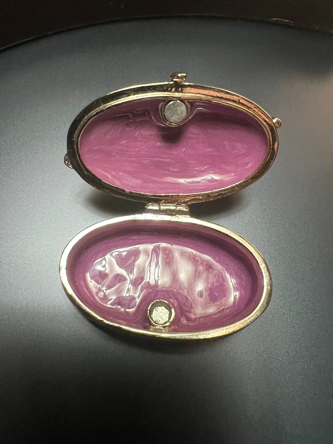 Vintage Floral Trinket Box by Monet. image indicator(5)