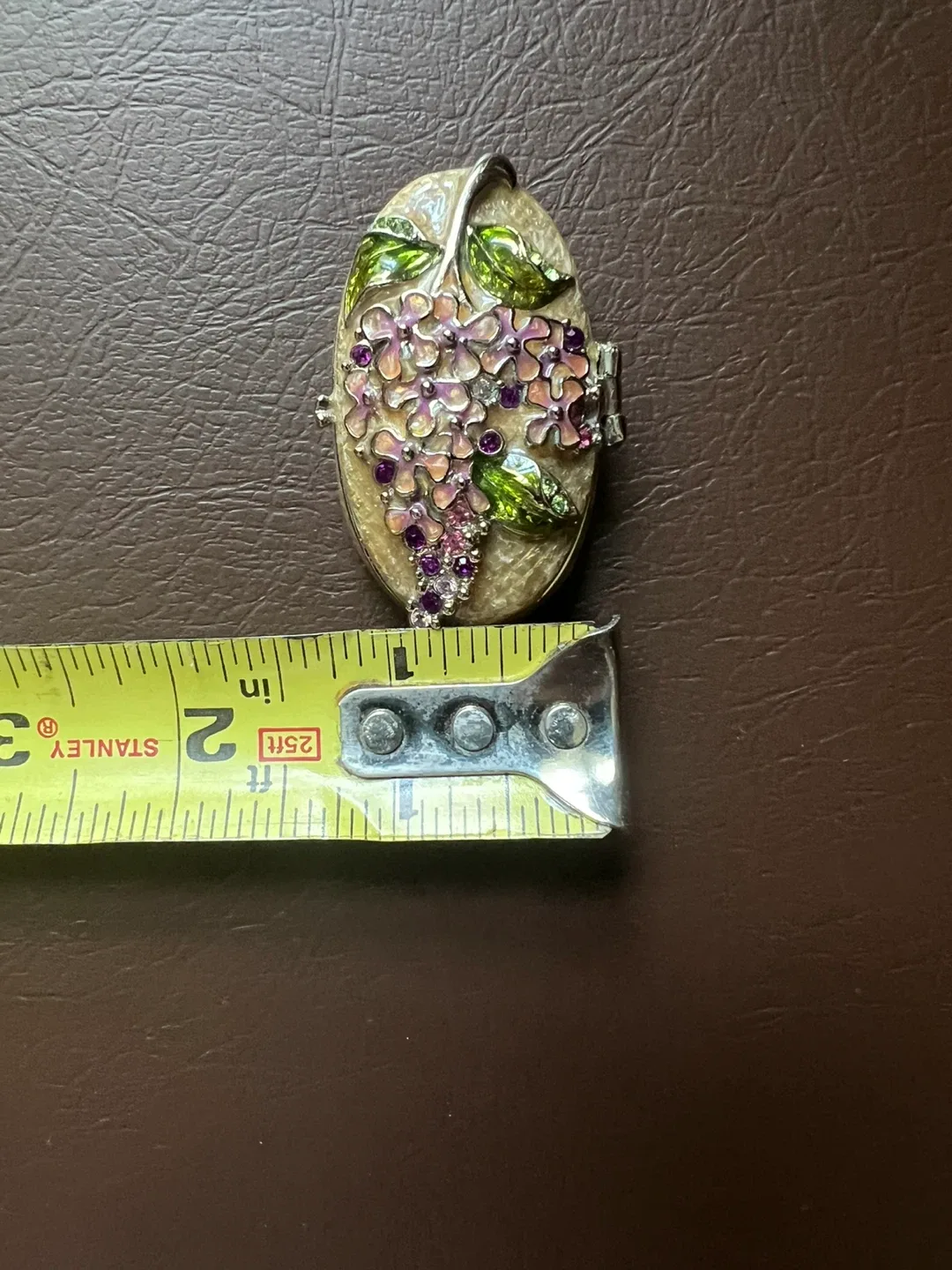 Vintage Floral Trinket Box by Monet. image indicator(8)