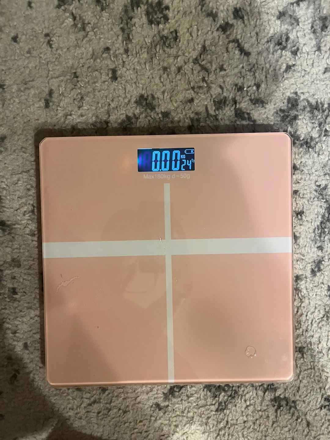 Pink Digital Bathroom Scale