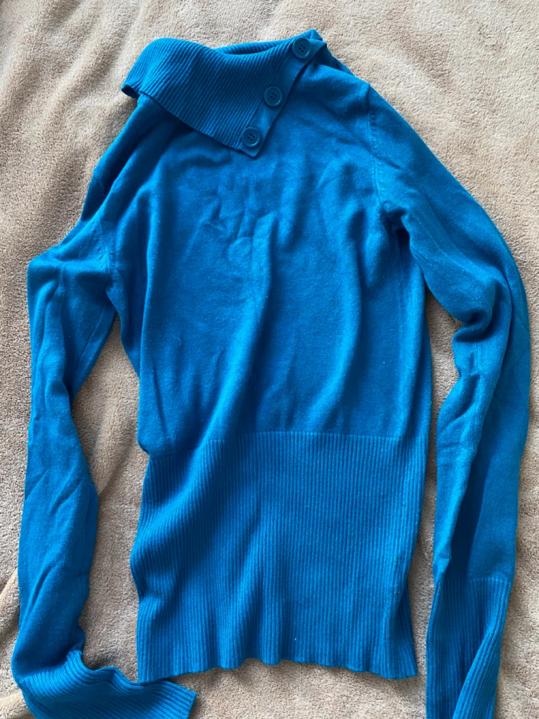 Blue Knit Sweater