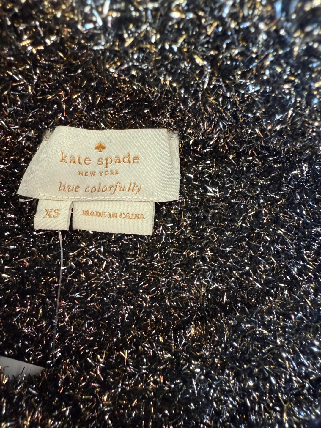 Kate Spade Metallic Top - Size XS - photo 3