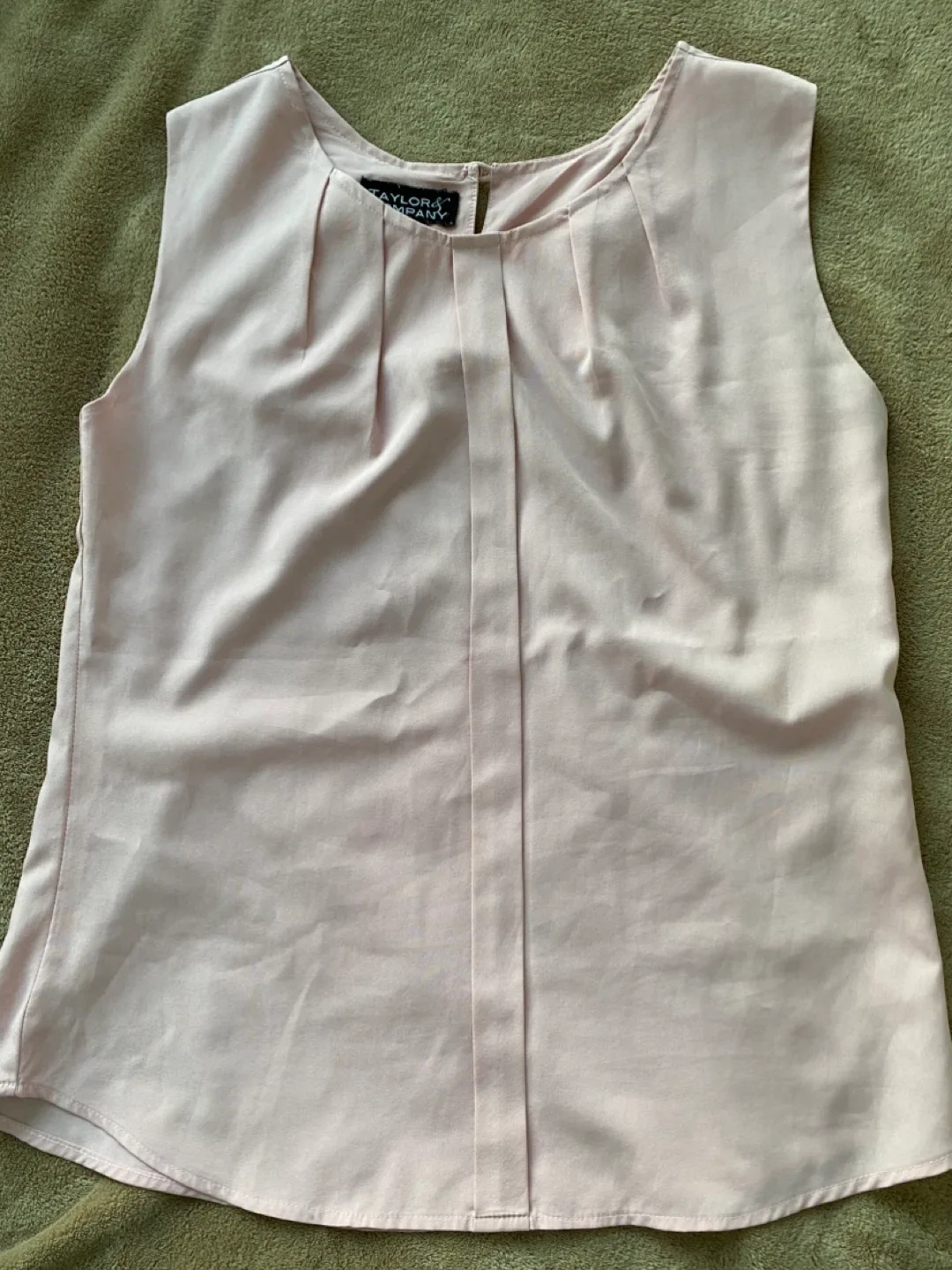 Taylor & Company Pink Sleeveless Blouse thumbnail