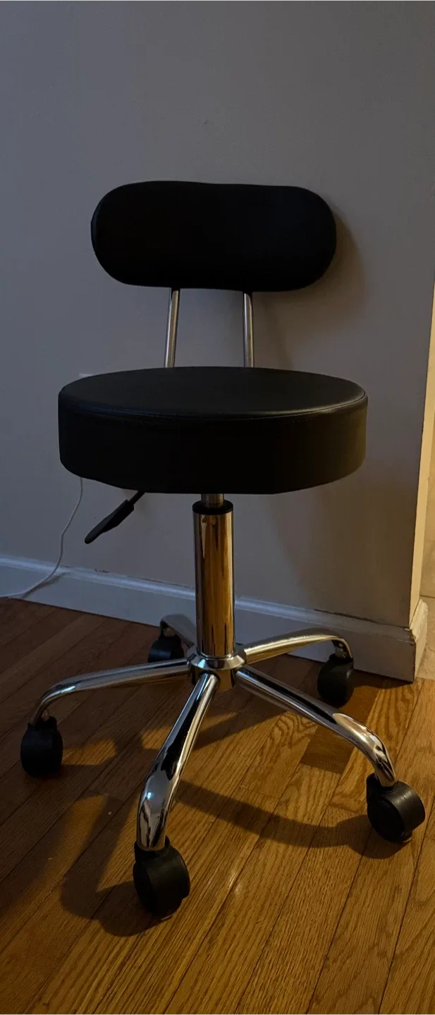 Rolling Swivel Salon Stool Chair thumbnail