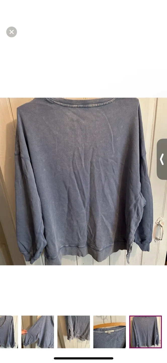 Z Supply Blue Pullover - Size M image indicator(5)