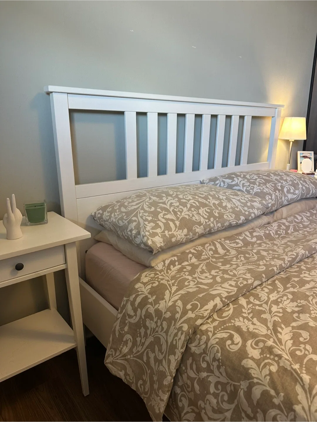 IKEA HEMNES White Bed Frame (Queen Size) image indicator(4)