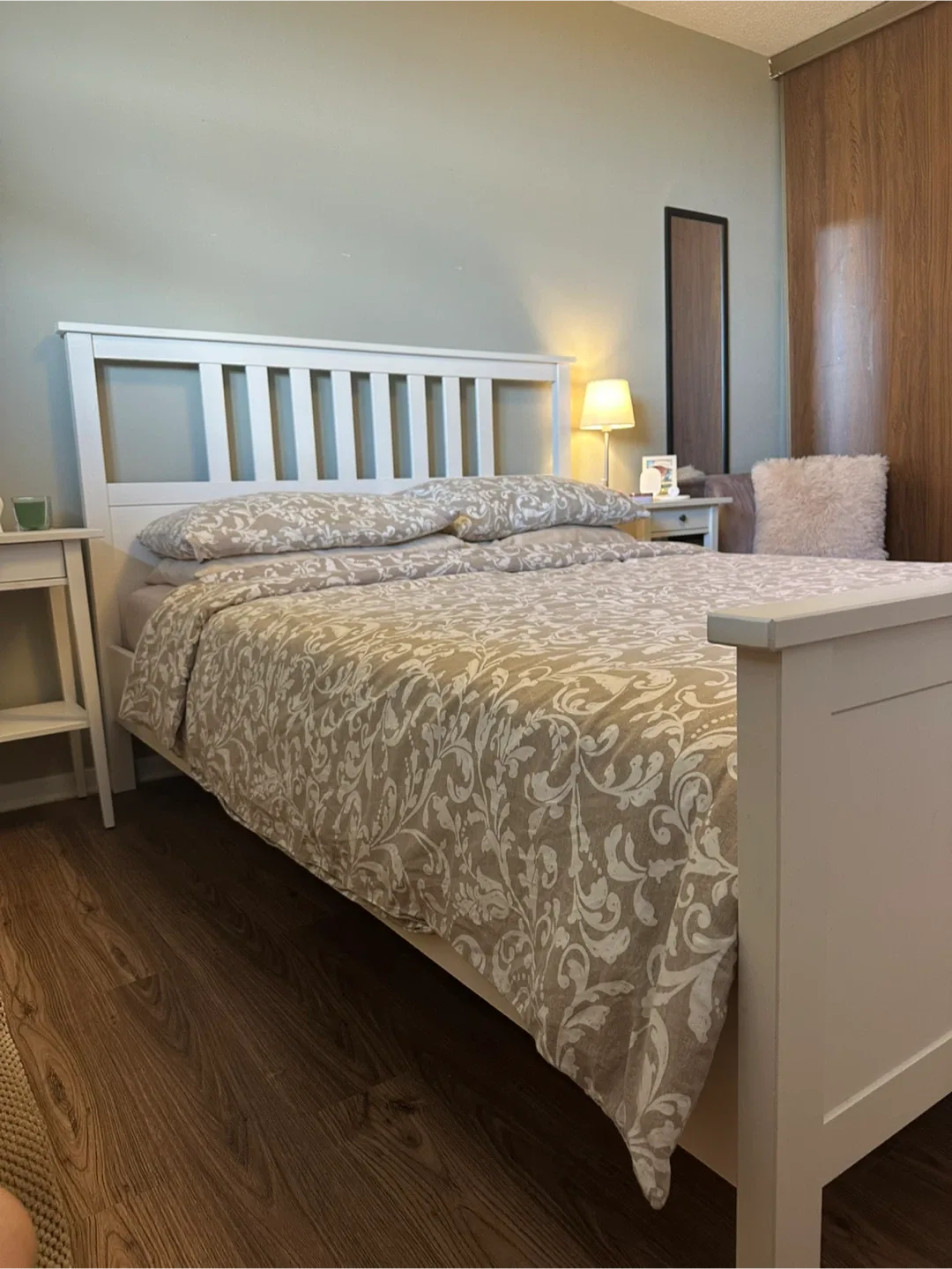 IKEA HEMNES White Bed Frame (Queen Size) image indicator(10)