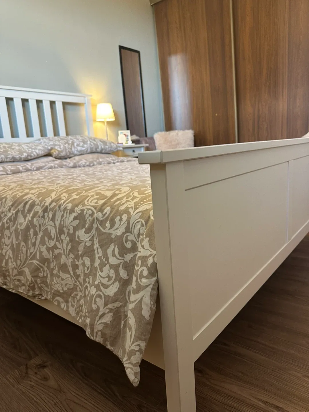 IKEA HEMNES White Bed Frame (Queen Size) image indicator(9)